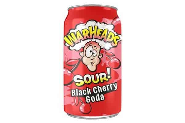 Wareheads Black Cherry Sour Soda