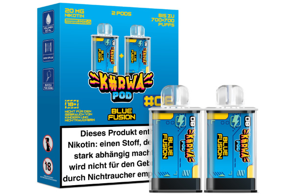 Kurwa Pod Prefilled Blue Fusion #8 2x2 ml