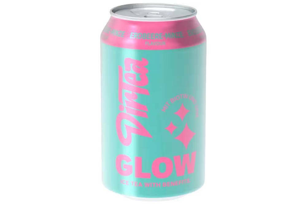DirTea GLOW Erdbeere-Minze 330ml (EWP)