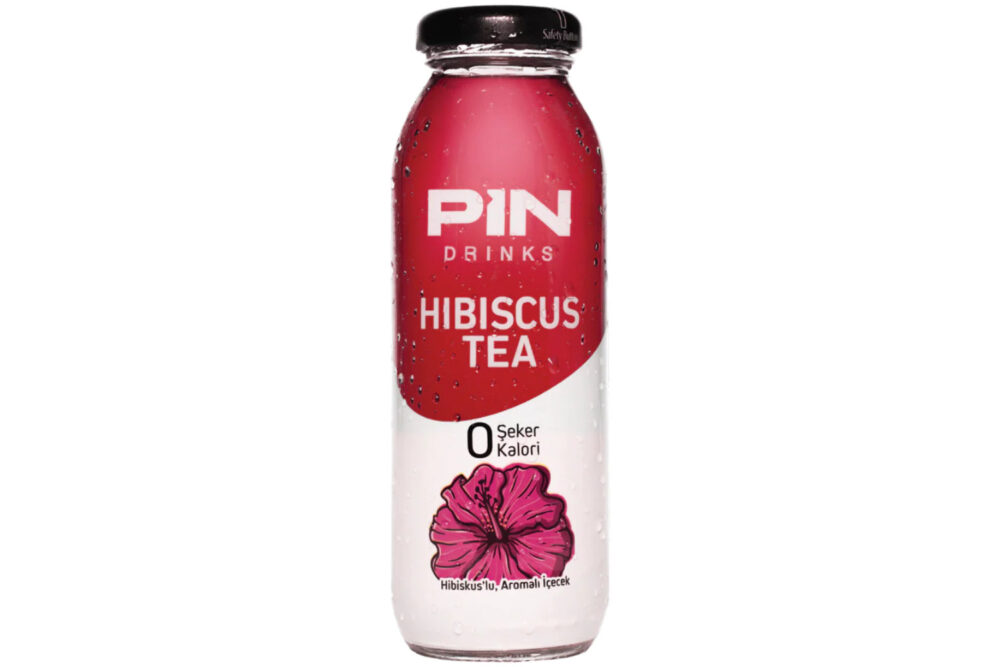 PIN Drinks Hibiskus Eisteee 250ml Glasflasche