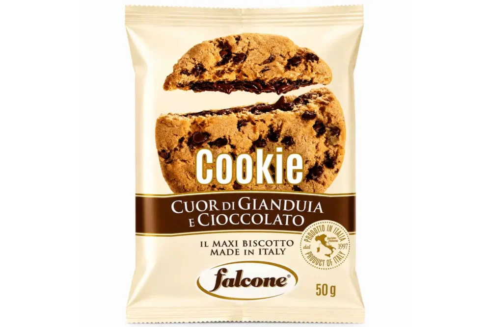 Cookies Cuor die Gianduia e Cioccolato 50g