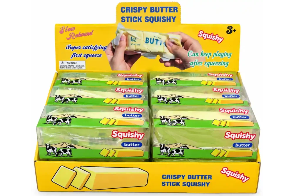 Crispy Butter Stick Squishy Grün 14cm