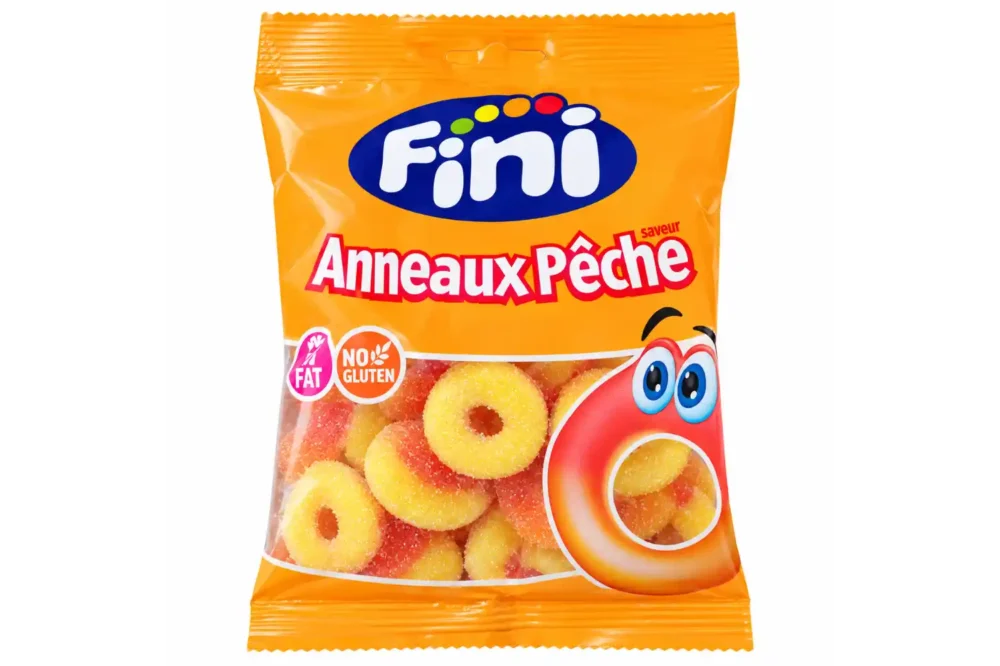 Fini Pfirsichringe 90g