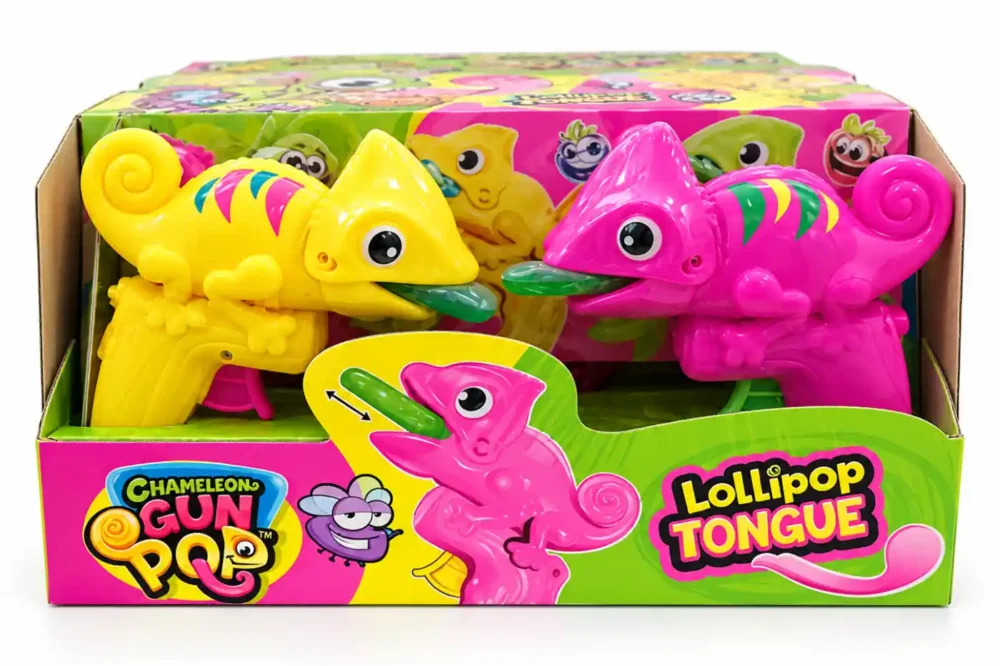 Johny Bee Chameleon Gun Lollipop 10g