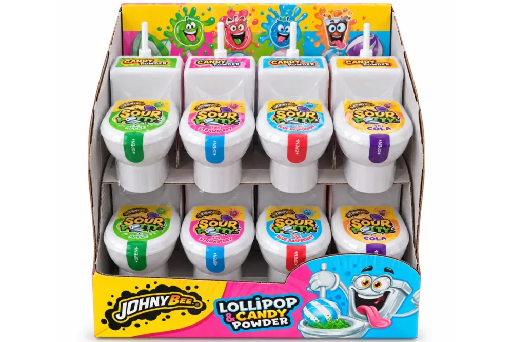 Johny Bee Sour Potty Lollipop 19g
