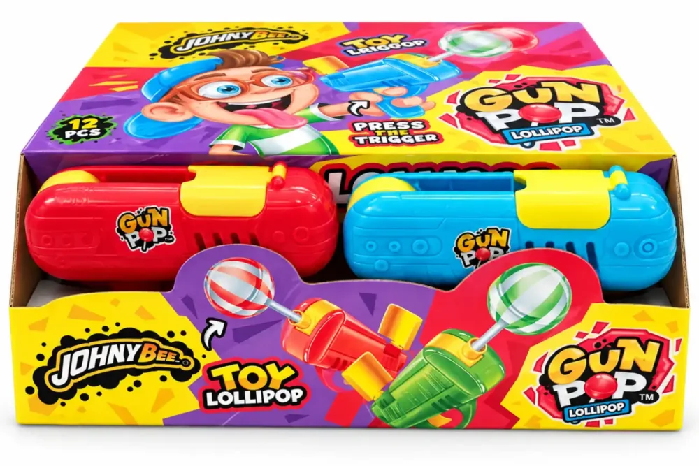 Johny Bee Toy Gun Lollipop 10g