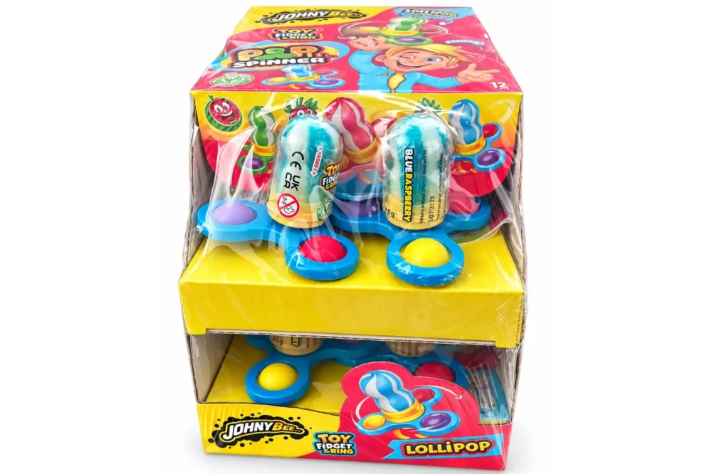 Johny Bee Pop It Spinner Lollipop 15g